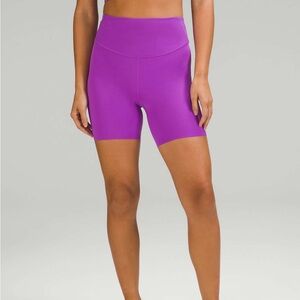 Lululemon Biker Shorts Base Pace Moonlit Magenta - Purple